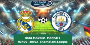 Nhận định bóng đá Cúp C1 | Real Madrid - Man City 20/02/2025